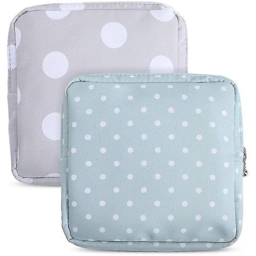 Sacs De Rangement Pour Serviettes Hygiéniques En Coton - 2 Pochettes Pour Coupes Menstruelles, Réutilisables Et Portables Pour Les Voyages Et L'organisation 