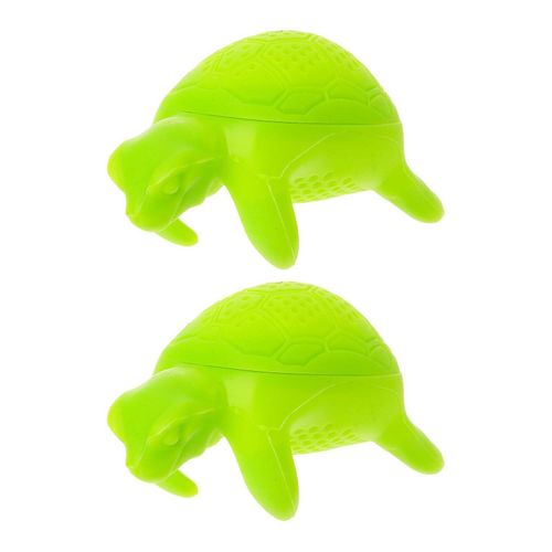 Infuseur à thé tortue amusant ¿ Passoire à feuilles en silicone pour les amateurs de thé ¿ Théière mignonne et fonctionnelle