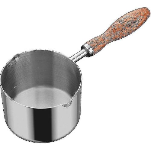 Casserole Polyvalente En Acier Inoxydable Pour Faire Fondre Du Fromage, Faire Bouillir Du Lait Et Cuisiner - Légère Et Facile À Nettoyer