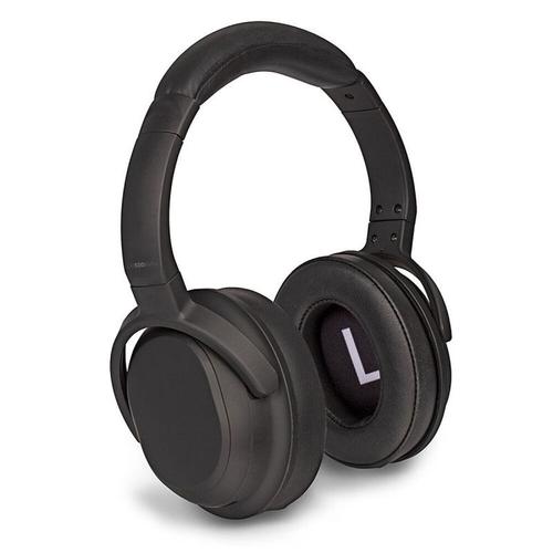 Lindy LH500XW+ - Écouteurs avec micro - circum-aural - Bluetooth - sans fil, filaire - Suppresseur de bruit actif - jack 3,5mm - noir