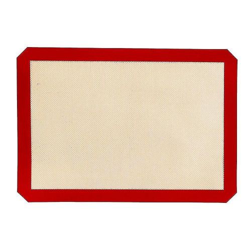 Tapis de cuisson antiadhésif en silicone 420 x 295 mm - Outil de pâtisserie réutilisable pour macarons, biscuits et gâteaux - Approuvé par la FDA