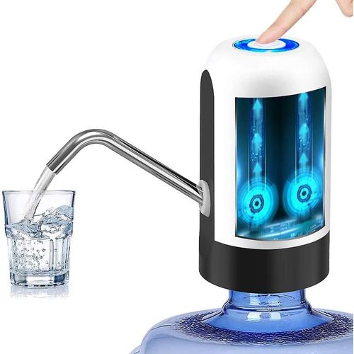 Pompe à eau automatique rechargeable par USB de 5 gallons - Sans BPA, de qualité alimentaire, distribution facile, autonomie de 30 à 40 jours