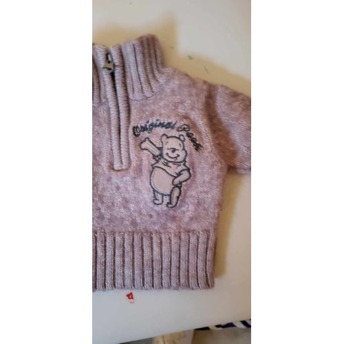 Pull Hiver Winnie L'ourson Disney Baby Bébé 3 Mois
