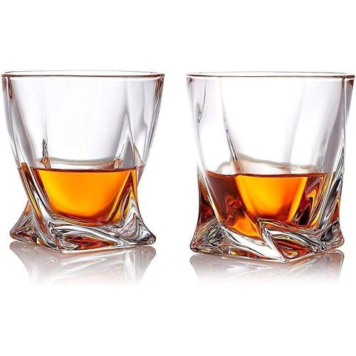 Verres À Whisky Sans Plomb Haut De Gamme ¿ Verres À Whisky À L'ancienne Élégants, Cadeau Idéal Pour Les Amateurs De Bourbon Et De Scotch