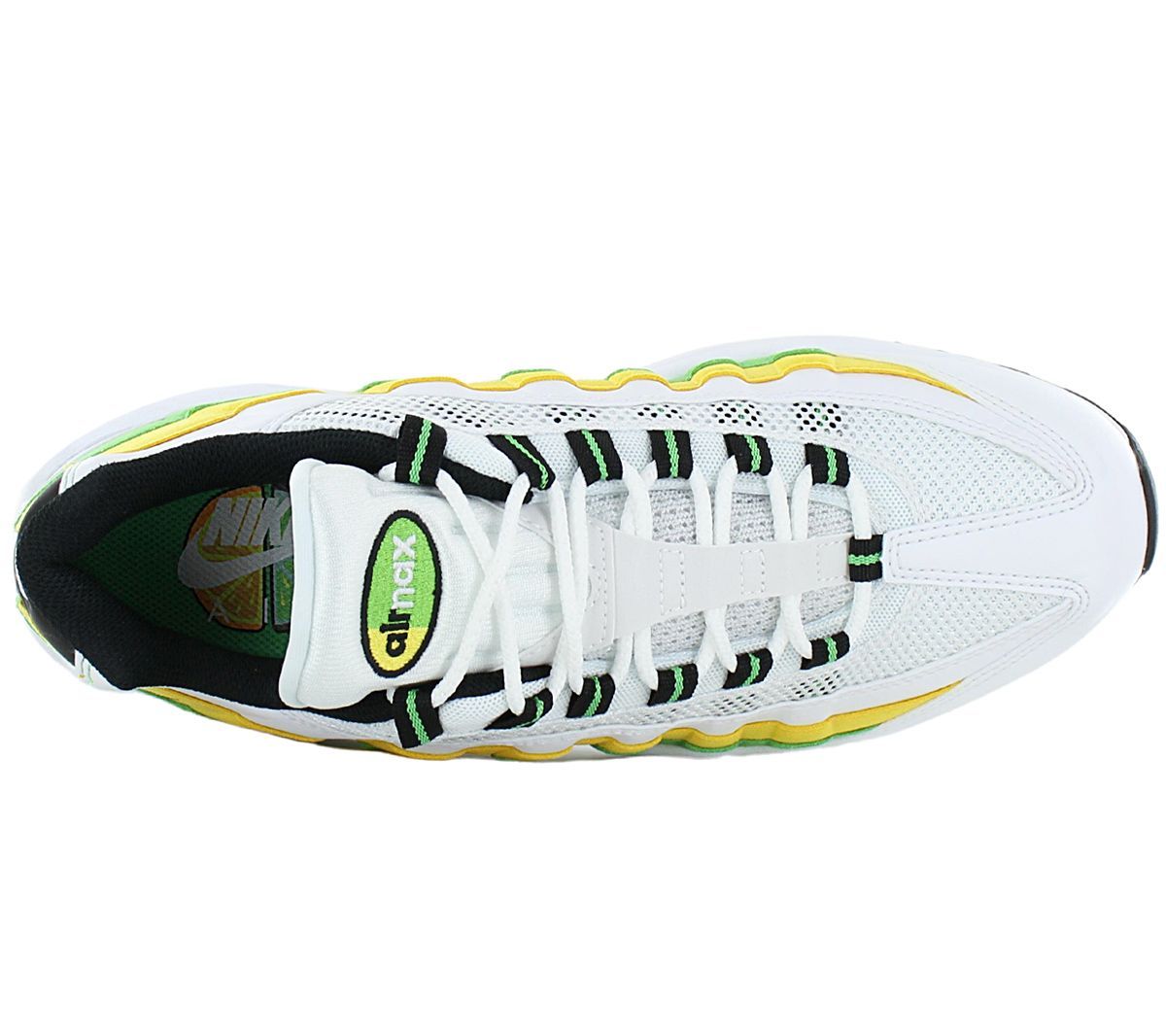 Nike Air Max 95 Essential - Lemon Lime - Hommes Baskets Sneakers Chaussures Blanc Dq3429-100 - 42 1/2