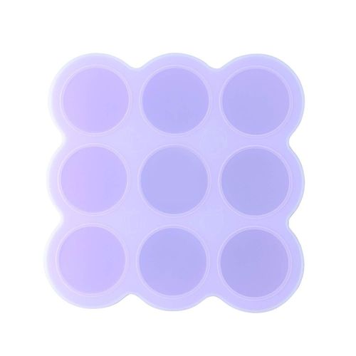 Plateau de conservation en silicone de haute qualité pour aliments pour bébé - Congelez les aliments et le lait maternel, lavable au lave-vaisselle, polyvalent et sûr