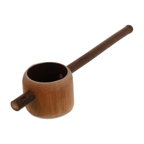 Passoire à thé en bambou naturel ¿ Filtre à long manche pour la maison et le bureau ¿ Durable, résistant à la moisissure, design élégant