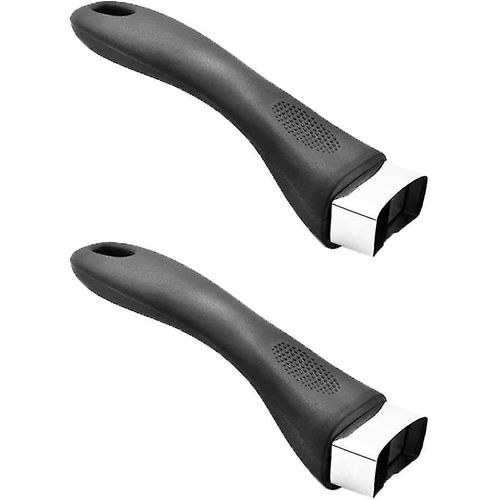 Lot De 2 Poignées De Rechange En Bakélite Pour Casseroles Et Poêles ¿ Poignée Ergonomique Longue Avec Vis Pour Ustensiles De Cuisine