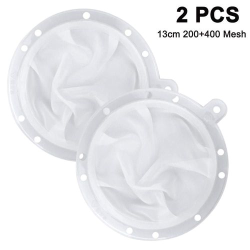 Ensemble De Tamis Filtrants En Nylon De Qualité Supérieure - 2 Tailles (5"" Et 5,9"") Pour Jus, Café, Vin Et Plus - Options De Mailles 200 Et 400