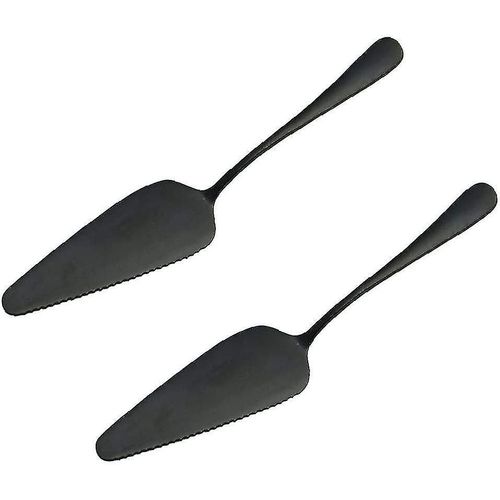 Trancheuse à gâteau et pelle à tarte en acier inoxydable de qualité supérieure avec bord dentelé - Élégante et ergonomique, lot de 2