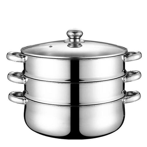 Marmite vapeur en acier inoxydable de qualité supérieure : une solution de cuisson durable et polyvalente pour les soupes, le homard et plus encore.