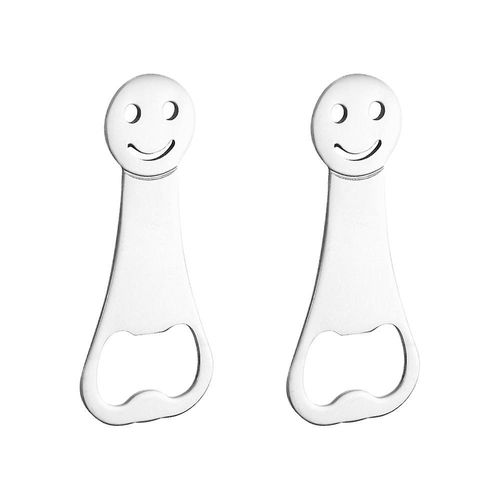 Lot De 2 Tire-Bouchons En Acier Inoxydable - Ergonomiques, Durables Et Design Smiley Pour Une Utilisation Et Un Rangement Faciles - Parfait Pour Les Bars Et La Maison