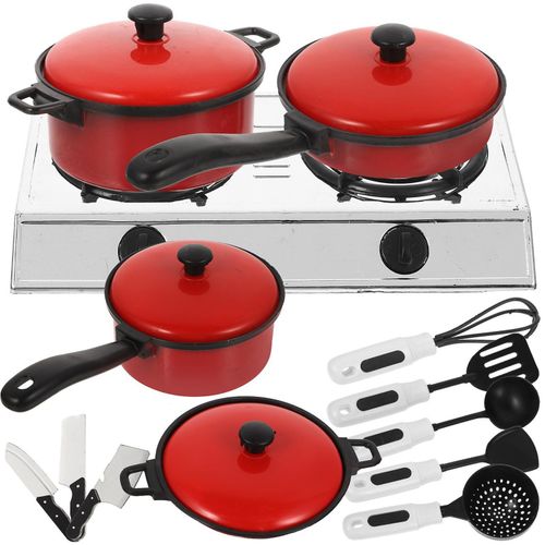 Ensemble D'ustensiles De Cuisine Colorés Pour Enfants - Ustensiles En Bois Pour Le Jeu Imaginatif, Le Jeu De Rôle Et Le Développement Des Compétences