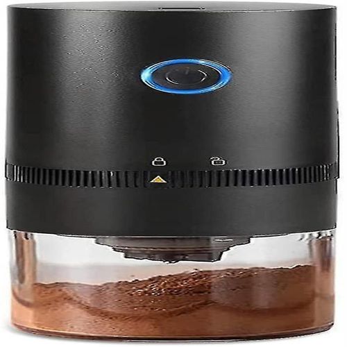 Moulin à café électrique portable à meules coniques - Rechargeable par USB, mouture réglable, léger et facile à nettoyer