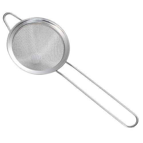 Passoire à mailles fines en acier inoxydable - Outil polyvalent pour cocktails et thés, durable, facile à nettoyer, lavable au lave-vaisselle
