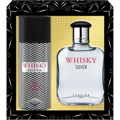 Kgabery-Whisky Silver ¿ Coffret Eau De Toilette 100ml + Déodorant 15oml ¿ Vaporisateur ¿ Spray ¿ Parfum Homme ¿ Cadeau ¿ 