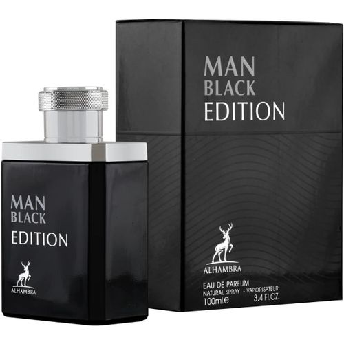 Kgabery-Eau De Parfum Man Black Edition By Lattafa 100 Ml 