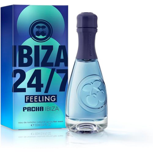 Kgabery-Ibiza Perfumes-Feeling Ibiza 24/7 Pour Lui, Edt Pour Homme-Longue Durée-Parfum Masculin, Intense Et Jeune-Notes Marines, Hespéridées Et Orientales-Idéal Pour La Journée-100 Ml 