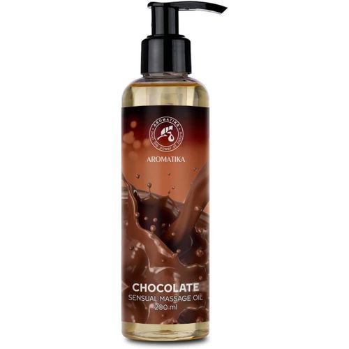 Kgabery-Huile De Massage Sensuelle Chocolat-200ml-Comestible-Naturelle-Huile Pour Des Moments Sensuels-Massage De Couples-Huile Massage Relaxante-Oil Massage-Huile De Baiser
