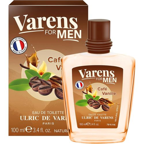 Kgabery-Eau De Toilette Varens For Men-Café Vanille-Fougère Orientale Marine-Parfum Homme-Vaporisateur-Made In France-100 Ml 