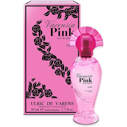 Kgabery-Eau De Parfum Varensia Pink-Floral, Fleurs Blanches, Fruité-Parfum Femme-Vaporisateur-Made In France-50 Ml 