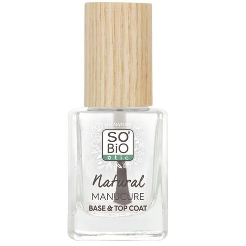 Vernis À Ongles Transparent Natural Manucure Base Et Top Coat So'bio Etic 11 Ml Multicolore