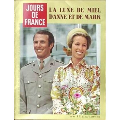 Jours De France N° 995 Du 07/01/1974