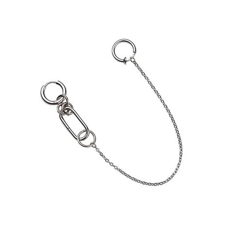 Lip Chain Nose Chain One-Piece Earrings Lip Ring Fake Piercing Body Jewelry