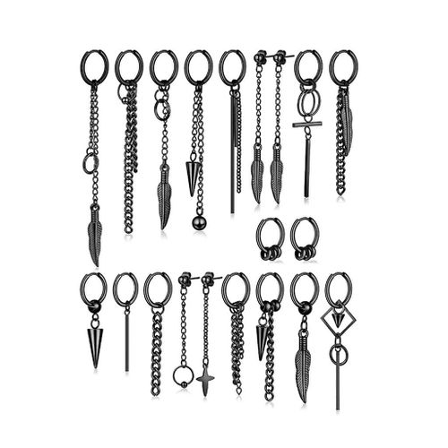 Boucles D¿Oreilles En Acier Inoxydable Pour Les Femmes Tempérament Piercing Boucle D¿Oreille Bijoux De Fête
