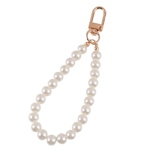Mignon Fille Coeur Perle Porte-Clés Alliage Antique Pour Porte-Clés Téléphone Portable Pour Étui