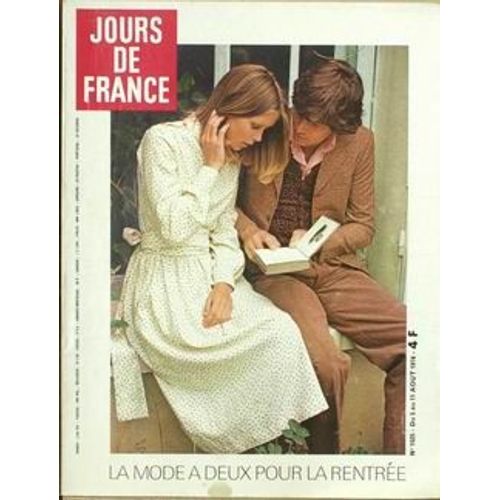 Jours De France N° 1025 Du 05/08/1974