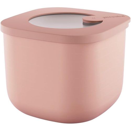Gothicana By Emp- Kitchen Active Design, Store&more Bio, Récipients Hermétiques Hauts Pour Réfrigérateur/Congélateur/Four À Micro-Ondes (S) - Rose Fleur De Pêcher, 12,2 X 12,2 X H9,8 Cm | 750cc - 170