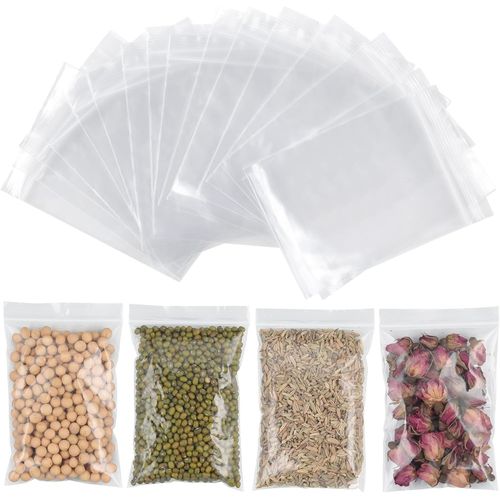 Gothicana By Emplot De 100 Sachet Plastique Transparent 10 X 15 Cm, Sachet Zip Pochon Plastique, Sachets Plastiques Refermables Pour Bijouterie, Confiserie, Composants Électroniques