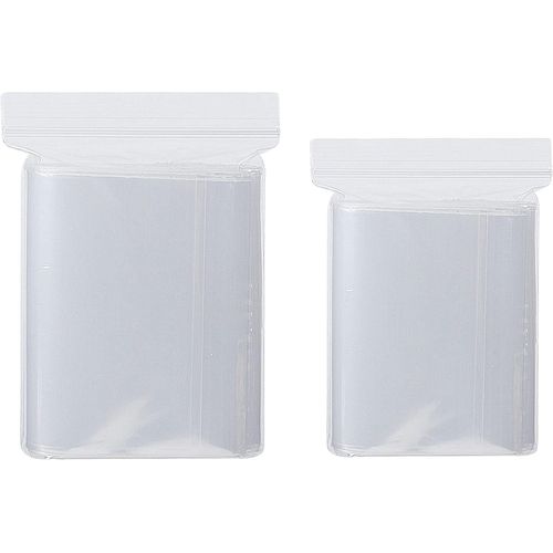 GOTHICANA BY EMP300 Pièces Transparent Sachets Plastiques Refermables Sachet Plastique Petits Sac Zip 6X9Cm/7X10Cm Pochon Plastique Stockage Pour La Cuisine Les Épices Perles Échantillons Biscuits Bo