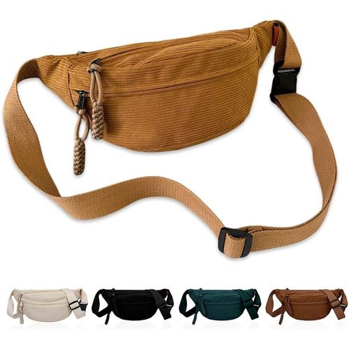 Sac Banane Femme Bandoulière,Sac Banane Pour L'Extérieur,Sac À Bandoulière Casual,Moon Bag,Crossbody Bag Tendance,Waist Bag,Sac À La Taille Ceinture,Sac À Main Fashion,Fanny Pack Réglable