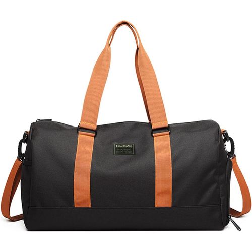 Sacs De Voyage Femme Homme Sacs De Sport Cabas De Fitness Sacs De Sport Grand Format Sac À Main Sac À Dos Weekend Voyage Grande Capacité Sacs Polochons Avec Compartiment À Chaussures Noir A