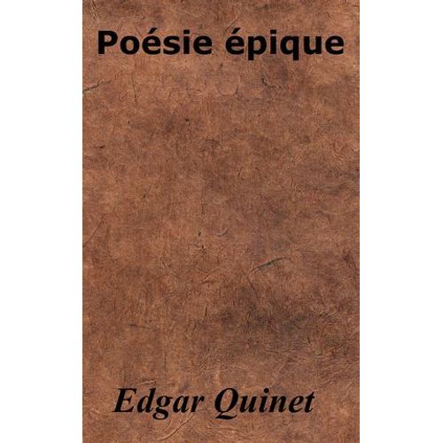 Poésie Épique