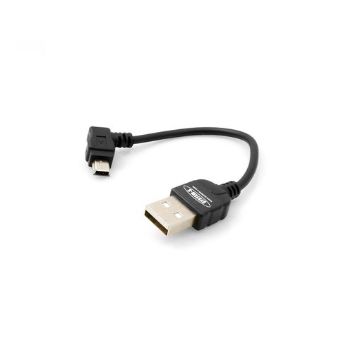 KGABERY-Câble Mini Usb Angle Connecteur Coudé À 90 ° Adaptateur + Câble De Chargement Et De Données, 10 Cm
