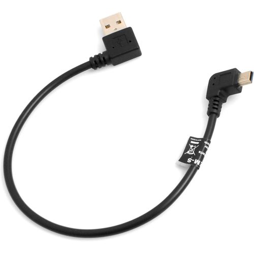 KGABERY-Câble Mini Usb Coudé À 90° Vers Usb Type A (Mâle) Coudé À 90° Vers La Droite-Câble De Données-26 Cm
