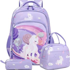 Sac D'école Fille Cartable à Roulettes Snowball 42 Cm Trousse