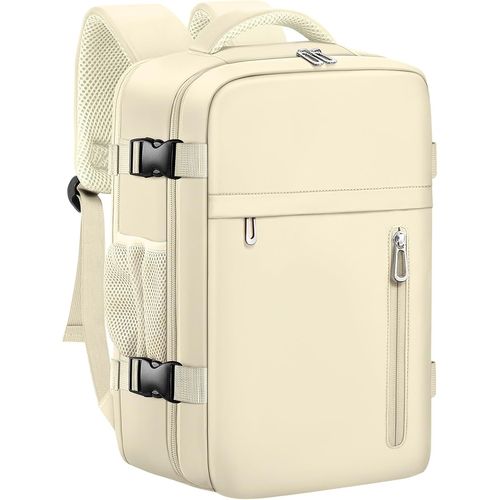 Bagage Cabine 40 X 20 X 25 Pour Ryanair, Sac À Dos De Voyage Bagage À Main Avion Sac À Main Sous Le Siège Val Décontracté École Bureau Sac Ordinateur Portable -Beige