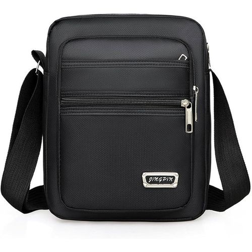 Sacoche Bandouliere Pour Homme Femme, Noir Poitrine Bandoulière Randonnée Pochette Main Dos Sac, Antivol Pochettes Mini Voyage Saccoche Jour Besace