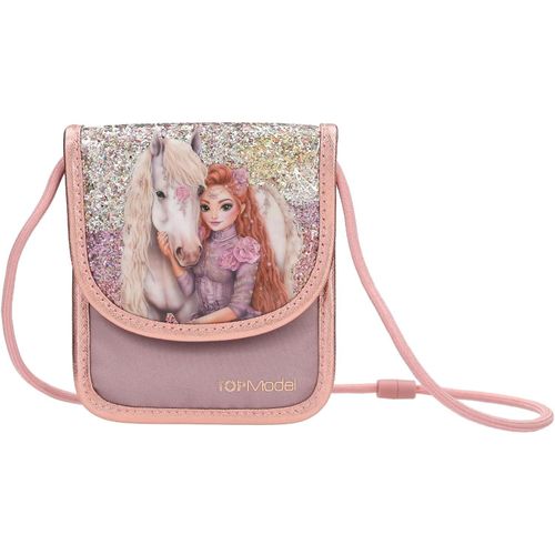 13298 Topmodel Viva Violet - Sac À Dos En Rose, Avec Motif De Modèle, Cheval Et Paillettes, Sac À Bandoulière Avec Sangle Réglable En Longueur