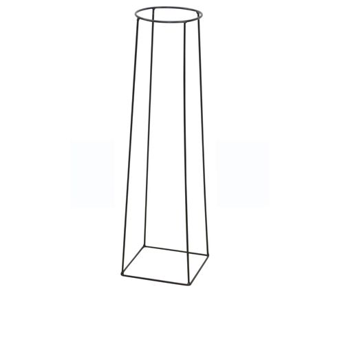 Porte-Pot Suspendu Moderne Anneau En Fer Noir 20 X 20 X 72 Cm Dec050071