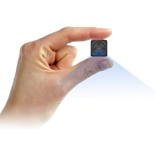 CLOUDDS_Camera Espion,Hd 1080P Mini Caméra Espion Sans Fil Discrete,Micro Spy Cam Cachee Sur Batteries Avec Détection Mouvement Vision Nocturne,Interieur/Exterieur Camera Surveillance Invisible Sans