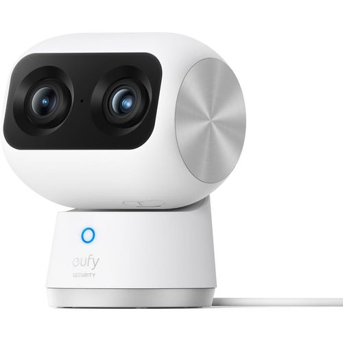 CLOUDDS_Indoor Cam S350 Caméra De Sécurité Intérieure 4K Uhd Avec Zoom 8 X Et Ptz À 360 °,Idéale Pour Moniteur De Bébé/Appareil Photo Pour Animaux Domestiques/Chiens/Sécurité À Domicile,Ia