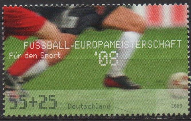 Allemagne Timbre Football 2008