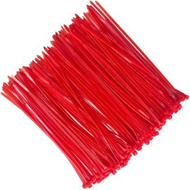 CLOUDDS_100 Pièces Rouge Serre-Câbles Électriques,Zip Ties,Attache Cable Electrique,Collier Electricien,Attache Câble En Nylon,Serre Cable Plastique(200 Mm X 3 Mm)