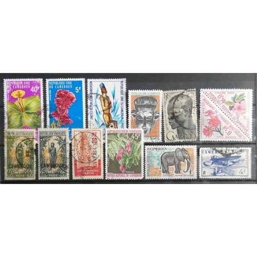 Lot De 13 Timbres Cameroun