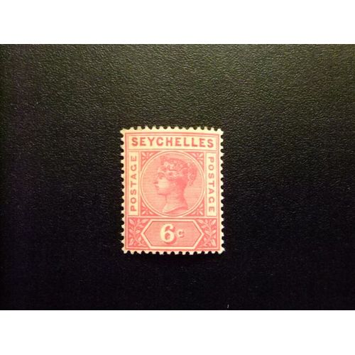 51 Seychelles 1897 1900 / Reine Victoria / Yvert 21 Mh Filigrane Ca